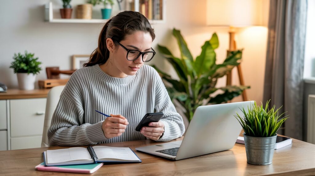 personas trabajando desde casa, home office, trabajo remoto.