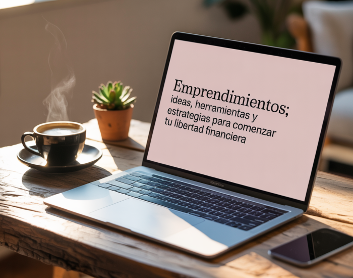 Jóvenes emprendedores planificando un negocio digital en una oficina moderna con laptops y notas.